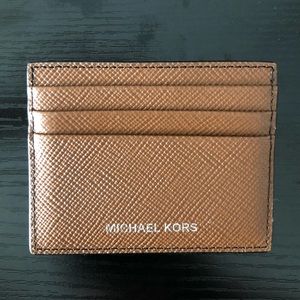 Michael Kors Card holder - Dark Tan